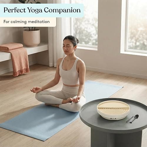 Special Supplies Zen Garden Sand Spinner – Self Spinning Sandscape for Desk, Mindfulness Kit, Stress Relief, Sensory Therapy Tools- Zen Garden Kit (White) thumbnail 7