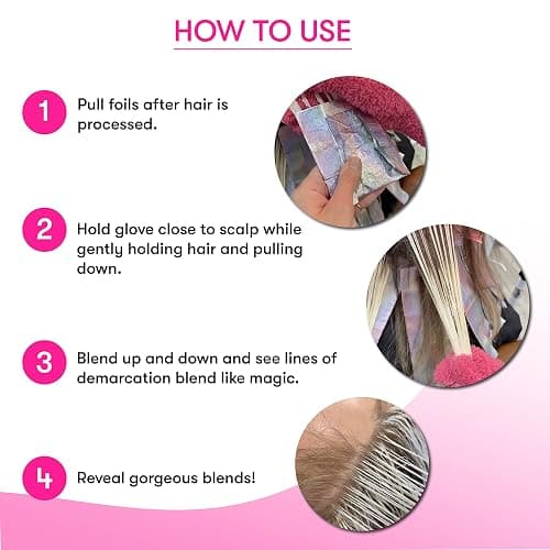 FRAMAR Bleach Blender Microfiber Gloves For Hair Dye – Hair Color Gloves, Microfiber Mitt For Cleaning, Hairstylist Essentials, Hair Salon Supplies, Extra Absorbent On Bleach – 2 Pack thumbnail 5