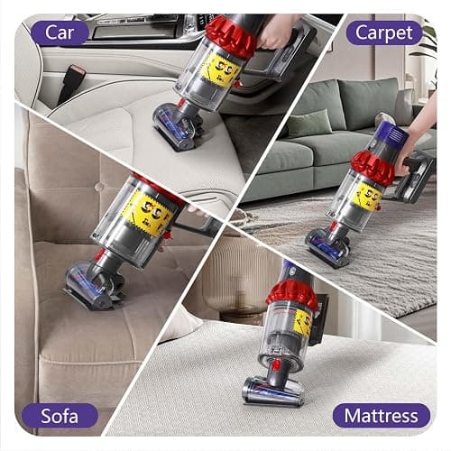 Mini Motorized Tool Brush Head Compatible with Dyson V7 V8 Cyclone V10 V11 V15, Anti-Tangle Attachment Replacement Head Suitable for Long Hair and Pet Hair thumbnail 6