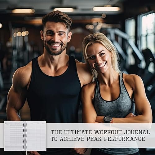 The Ultimate Fitness Journal for Tracking and Crushing Your Gym Goals - Detailed Workout Planner & Log Book For Men and Women - Great Gym Accessories With Calendar, Nutrition & Progress Tracker thumbnail 6