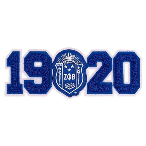Desert Cactus Zeta Phi Beta Divine 9 Patch Sorority Embroidered Appliqué Sew or Iron On Blazer Jacket Bag (Felt Letterman Patch) - Image 1