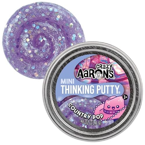 Crazy Aaron’s Mini Putty Tins Animal & Pop Collection – Capybara, Blobfish & Country Pop – 3 Pack (.46 oz Each) – Stretchy Sensory Fidget Toy Set – Ages 3+ thumbnail 4