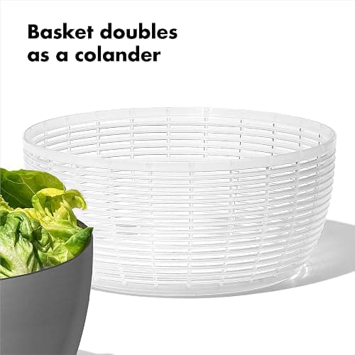 OXO Steel Salad Spinner thumbnail 6