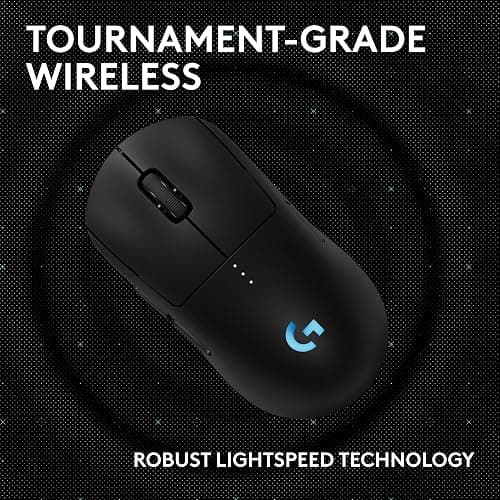 Logitech G PRO 2 Lightspeed Wireless Gaming Mouse, Right- or Left-Handed Mouse with up to 4 Customizable and Switchable Magnetic Side Buttons, 44K DPI Sensor, USB-C Charging, for PC/Mac - Black thumbnail 5