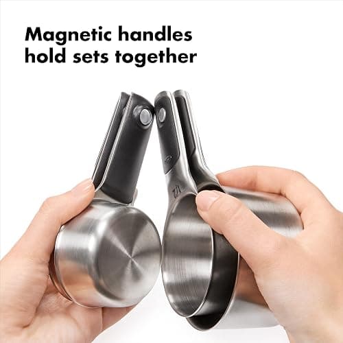 OXO Good Grips Stainless Steel Measuring Cups and Spoons 8-Piece Set, 4 Cups and 4 Spoons thumbnail 5