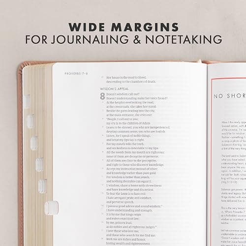 CSB She Reads Truth Bible, Rose Gold LeatherTouch, Indexed, Black Letter, Full-Color Design, Wide Margins, Journaling Space, Devotionals, Reading Plans, Single-Column, Easy-to-Read Bible Serif Type thumbnail 7