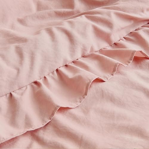 Queen Comforter Set Blush Pink thumbnail 8