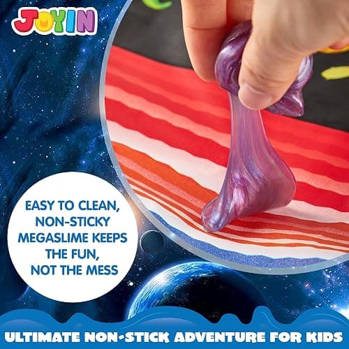 JOYIN Slime Party Favors, 24 Pack Galaxy Slime Ball - Stretchy, Non-Sticky, Mess-Free, Stress Relief, and Safe - Toys for Girls and Boys - Classroom Reward, Party Supplies thumbnail 4