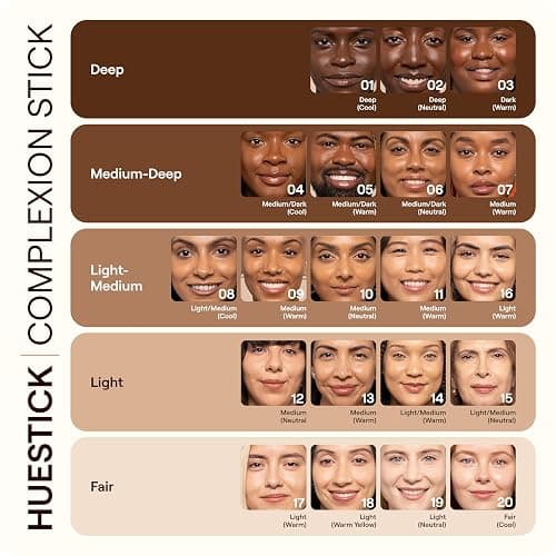Live Tinted HUESTICK Complexion Stick - Medium-to-Full Buildable Coverage - Soft Matte Finish - Multitasking Makeup Stick - Lightweight, Creamy Formula - Shade 06 thumbnail 6