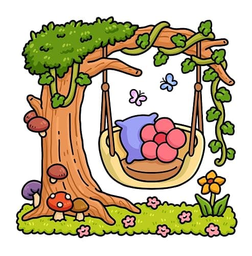 Garden Corners: Bold and Easy Coloring Book for Adults and Teens thumbnail 4