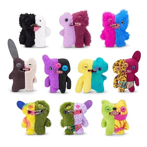 Fuggler Misfit Monsters Series 1 9" by ZURU Funny Ugly Monster Plush Toy (Rabid Tooth - Brown & Beige) thumbnail 3