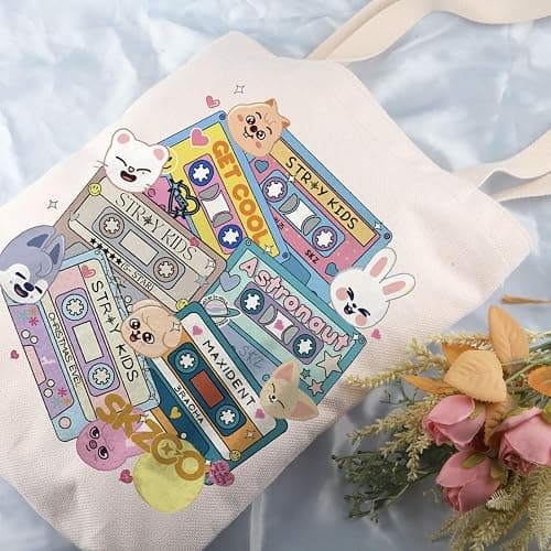 UJIMS Stay Fandom Gifts Korea-Pop Boy Group Tote Bag Korea-Pop Music Lover Merch thumbnail 4