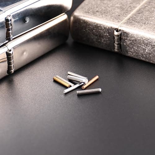 7 Metal Hinge Pins and 1 Remove Punch Lighter Repair Kit for Zippo Replacement Disassemble Lid Hinge Pin thumbnail 4