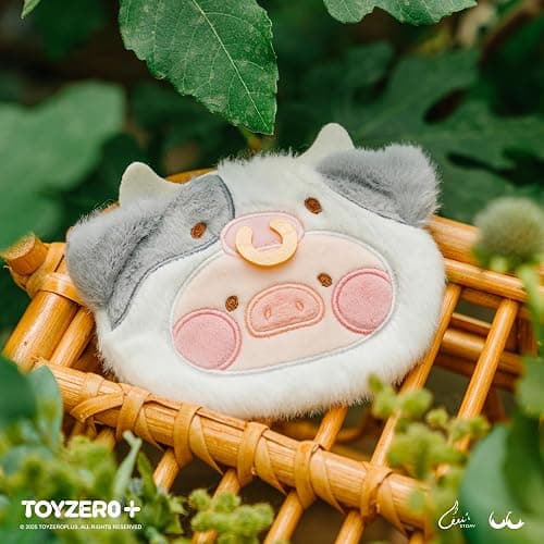 TOYZERO + LuLu the Piggy Blind Box - Plush Pouch Keychain Blind Boxes Coin Purse Cute Bag Pendant Mystery Box Collectible Toys Holiday Birthday Gifts, Single Box thumbnail 7