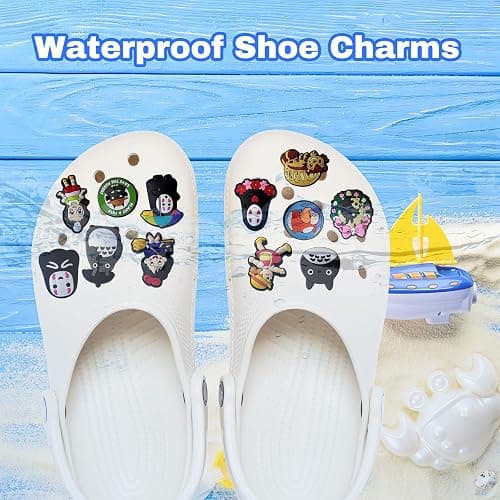 Yezmo 20PCS Anime Shoe Charms for Girls Boys Teens - Cute Cartoon Charms for Women's Bubble Slides Sandals Clogs Wristband Bracelet - Party Favor Birthday Gifts - Multi-ca thumbnail 5