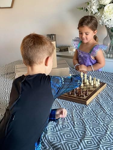 Jaques of London Large Chess Sets | 15" Chess Board | Premium Chess Set For Adults Luxury | Chess Set For Adults with Staunton Chess Pieces | Since 1795… thumbnail 9