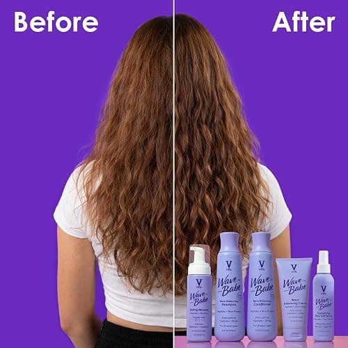 V&Co. Wave Babe Texturizing Pink Salt Spray – Beach Wave Spray for Wavy Hair with Himalayan Pink Salt & Peptides – Lightweight Texturizing & Volumizing Mist for Soft, Touchable Texture – 6 oz thumbnail 4