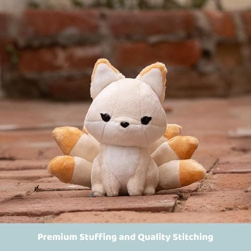 Bellzi Mystical Fox – 6.5" Cute Stuffed Animal Plush Toy – Soft & Adorable Mystical Fox Plushie Gift – Perfect Present for All Ages – Mini Huli thumbnail 2