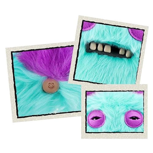 Fuggler Butt Ugly Pets 9-inch Series 1 by ZURU, Funny Ugly Monster Plush Toy (Yawper Cat, Mr Buttons Rabbit) thumbnail 6