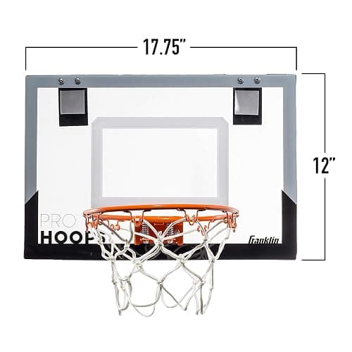 Franklin Sports Mini Basketball Hoops-Indoor Over The Door Mini Hoop+Basketball Sets-Perfect Accessory for Bedroom+Office thumbnail 2