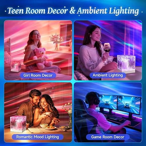 Christmas Gifts for Teens Northern Lights Projector,18 Color Gifts for Teen Boys Gifts for Teenage Girls,Remote Galaxy Projector for Bedroom Night Light for Kids Galaxy Light,Cute Room Decor Aesthetic thumbnail 5