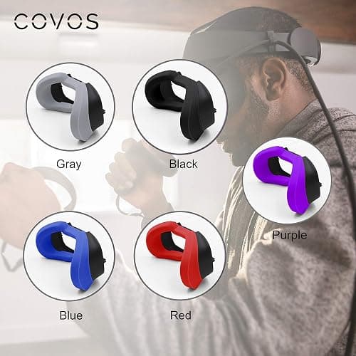 VR Face Pad for Oculus Rift S Silicone Eye Cover, Rift S VR Cover Sweatproof Waterproof Lightproof Anti-Dirty Oculus Rift S Accessory thumbnail 7