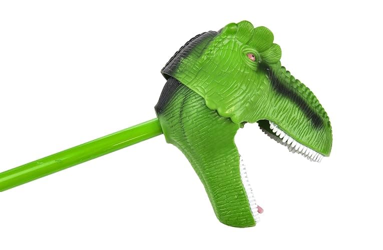 Safari Ltd. Green T-Rex Snapper - 18" Dinosaur Grabber Toy for Boys, Girls, and Kids Age 3+ thumbnail 2