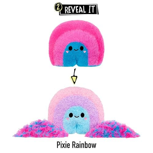 Fluffie Stuffiez Rainbow Large Collectible Feature Plush 11" - Surprise Reveal Unboxing with Huggable ASMR Fidget DIY Fur Pulling, Ultra Soft Fluff thumbnail 6