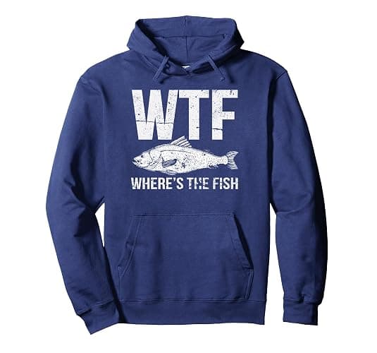 WTF Where's The Fish Pullover Hoodie - Image 1