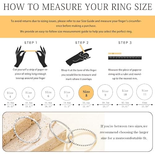 Gokeey Gold Rings for Women Non Tarnish, Dainty 14K Gold Plated Stackable Thin Thumb Ring Set Trendy Pinky Wedding Bands Engagement Rings for Women Size 4 5 6 7 8 9 10 11 thumbnail 5
