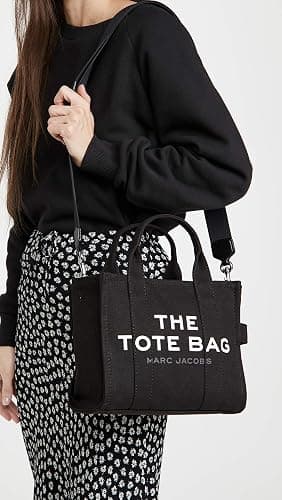Marc Jacobs Women's The Canvas Small Tote Bag, Black, One Size thumbnail 2