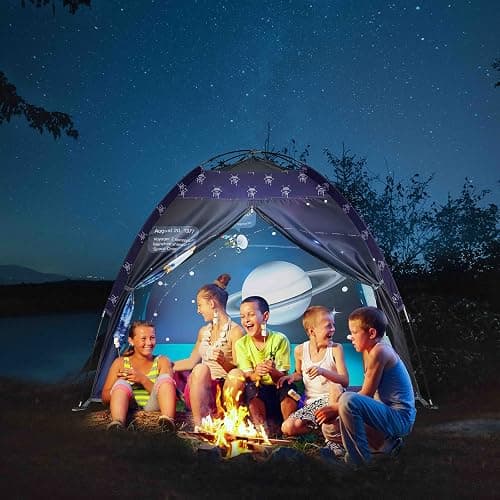 alprang Space World Play Tent Galaxy Dome Playhouse for Boys and Girls Imaginative Play-Astronaut Space for Kids Indoor and Outdoor Fun, Perfect Kid’s Gift- 47" x 47" x 43" thumbnail 5