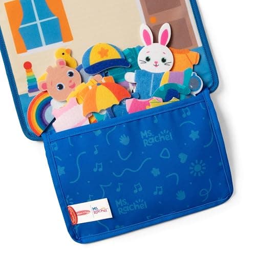 Melissa & Doug® Ms. Rachel™ What to Wear Felt Activity Board Take-Along Preschool Learning Toy for Boys and Girls - FSC Certified thumbnail 4