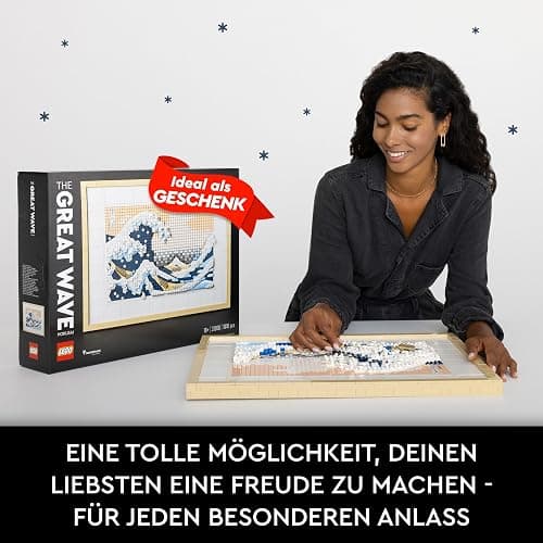 LEGO 31208 Art Hokusai – Große Welle, 3D Japanische Wanddeko, Bastelset, gerahmte Ozean-Leinwand, Hobbys für Erwachsene, DYI, Home- und Büro-Deko thumbnail 7