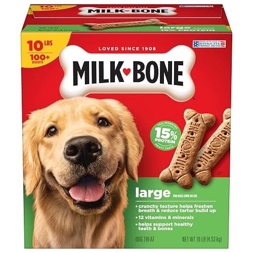 Milk-Bone Crunchy Large Dog Treats, 10 Lb. Box, Original Beef Flavor thumbnail 9