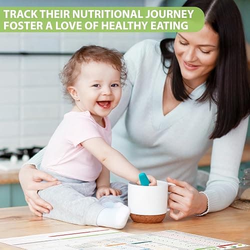 POCAZONE Set of 2 Baby First Foods Tracker Fridge Magnet, Nutrition Poster, Daily Log Meal Planner Checklist, 101 Foods Before 1, Dry Erase Whiteboard for Refrigerator, 3 Dry-Erase Markers thumbnail 2