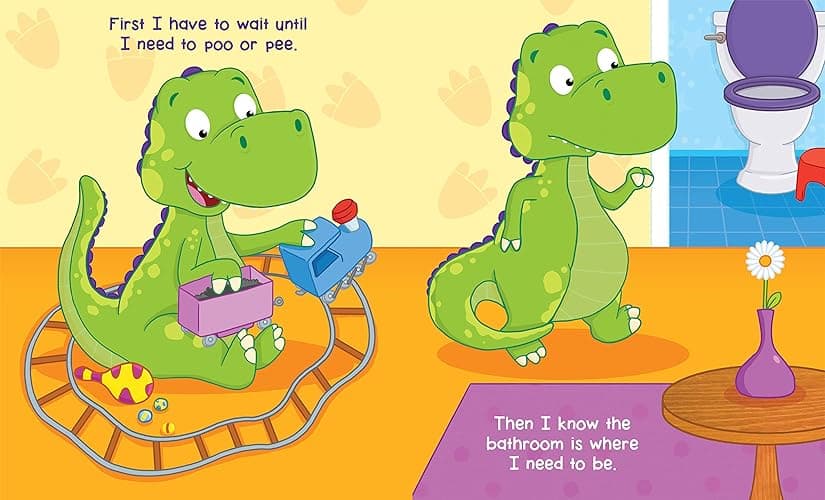Dino Potty: Fun & Encouraging Potty Training Book for Toddlers – Easy Rhymes & Colorful Pictures – Perfect for Ages 2+ – Start Potty Training Today thumbnail 5