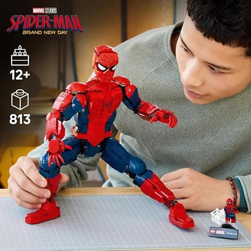 LEGO|Marvel Spider-Man Hero Figure - Superhero Toy incl. Action Figure w/Collectible Minifigure for Room Decor - Gift for 12+ Year Old Boys & Teenage Movie Fans - 76346 thumbnail 2