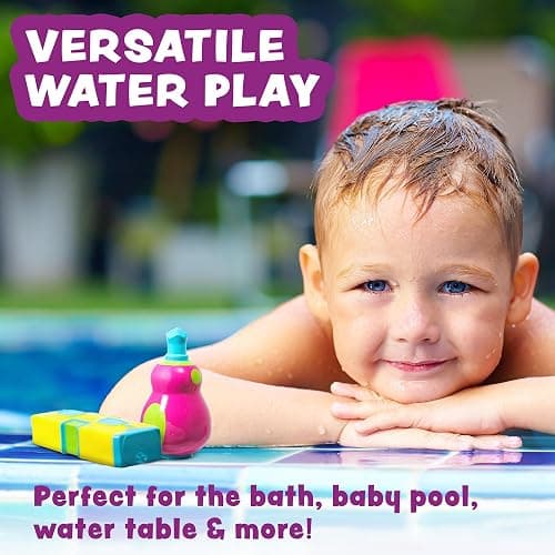 Tub Works® Tools™ Mold Free Bath Toys, 6 Pack | Sealed, No Hole Bath Toys Design Keeps Moisture Out | Soft, Squeezable & Float on Water | Easy-Grip Baby & Toddler Bathtub Toys | Great for Baby Pools thumbnail 9