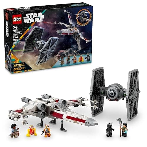LEGO Star Wars TIE Fighter & X-Wing Mash-Up Building Set - Star Wars Toys for Boys & Girls, Ages 9+ - Imaginative, Creative Play - Use for Display or Pretend Play - Gift for Fan's Birthday - 75393 - Image 1