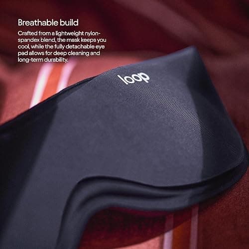 Loop Eclipse Sleep Mask – Premium Light-Blocking Eye Mask for Sleep | For Travel, Napping & Side Sleepers. Deeper Darkness for Easier Rest. Face-Hugging Fit with Eyelash Clearance thumbnail 5
