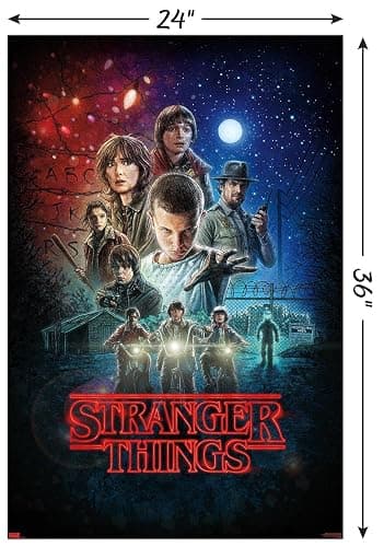 Trends International 24X36 Netflix Stranger Things - One Sheet Wall Poster, 24" x 36", Unframed Version thumbnail 3
