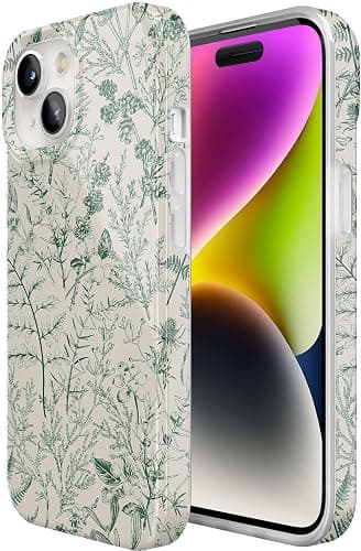 Casely iPhone 15 Plus Case | Sage Garden | Green Floral | Compatible with MagSafe thumbnail 2