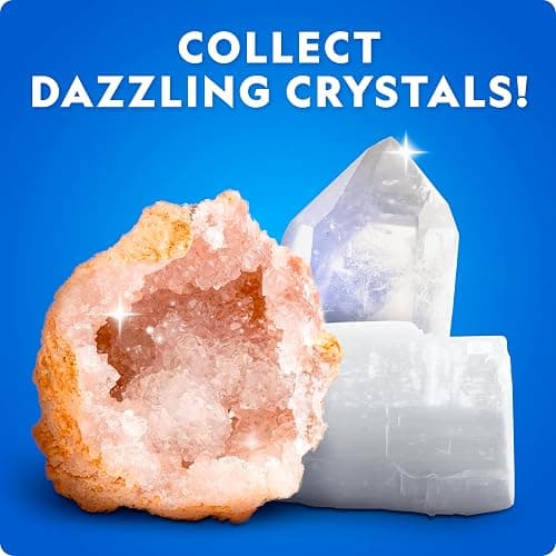 National Geographic Rock Collection Box for Kids – 300+ Piece Gemstones and Crystals Set Includes Geodes and Real Crystals, Rocks and Minerals, Science Kit for Kids, A Geology Gift for Boys and Girls thumbnail 3