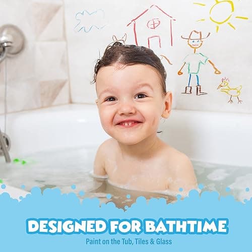 Tub Works® Bath Paint Sticks™ Bath Toy, 12 Count | Nontoxic, Washable Bathtub Paint for Kids & Toddlers | Twistable Sticks Draw Smoothly on Tub Walls | Smooth, Vibrant Alternative to Bath Crayons thumbnail 2