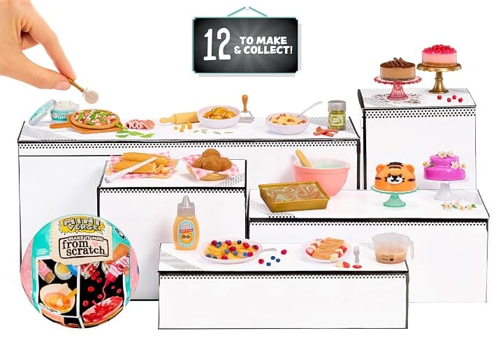 MGA's Miniverse Make It Mini from Scratch Series 2 (2-Pack), Mini Collectibles, Mystery Blind Packaging, Miniature, DIY, Replica Food, Air Dry, NOT Edible, Collectors, Gifts, 8+ thumbnail 4