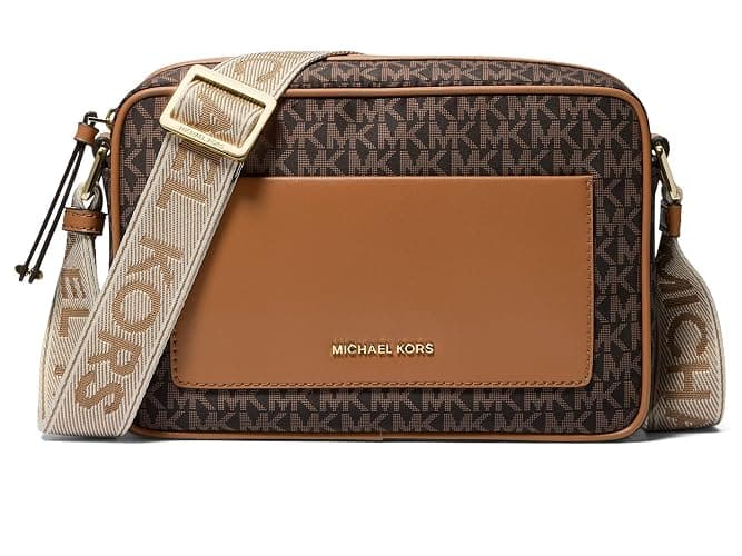 Michael Kors Women's Jet Set Webbing Strap Crossbody Bag - Image 1