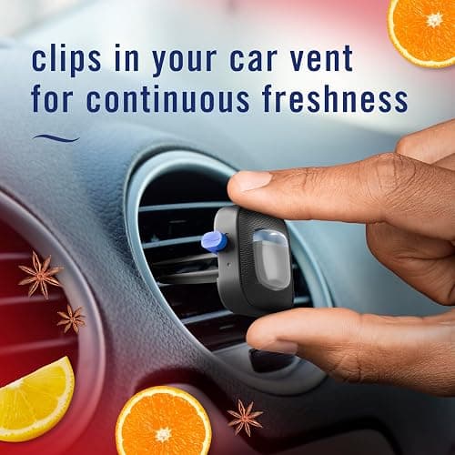Febreze AUTO Air Freshener, Odor-Fighting Automotive Vent Clip, Old Spice Swagger Scent, 8 Count thumbnail 6