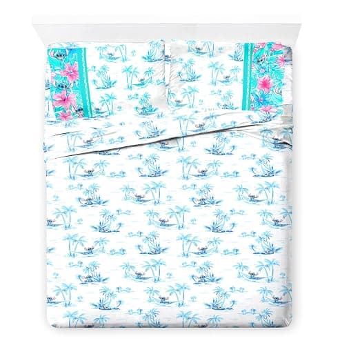 Jay Franco Kids Comforter Set Includes Sheets and Pillow Covers - Soft and Cozy Bed Set for Stylish Room Decor, Multi - Lilo and Stitch 02, 7 Piece Queen Bedding thumbnail 6