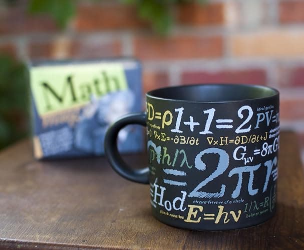 The Unemployed Philosophers Guild Math Mug - Sip Your Coffee While Learning Famous Mathematical Formulas and Equations, Comes in a Fun Gift Box, 14oz thumbnail 2